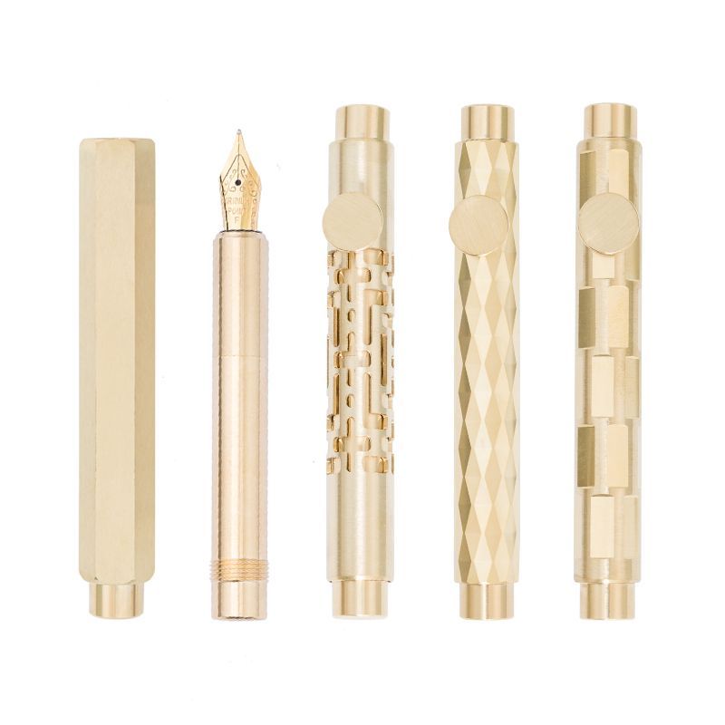 Fountain Pen Calligraphy Flex Nib - BALAOYE JOWO Brass Fountain Pen Luxury