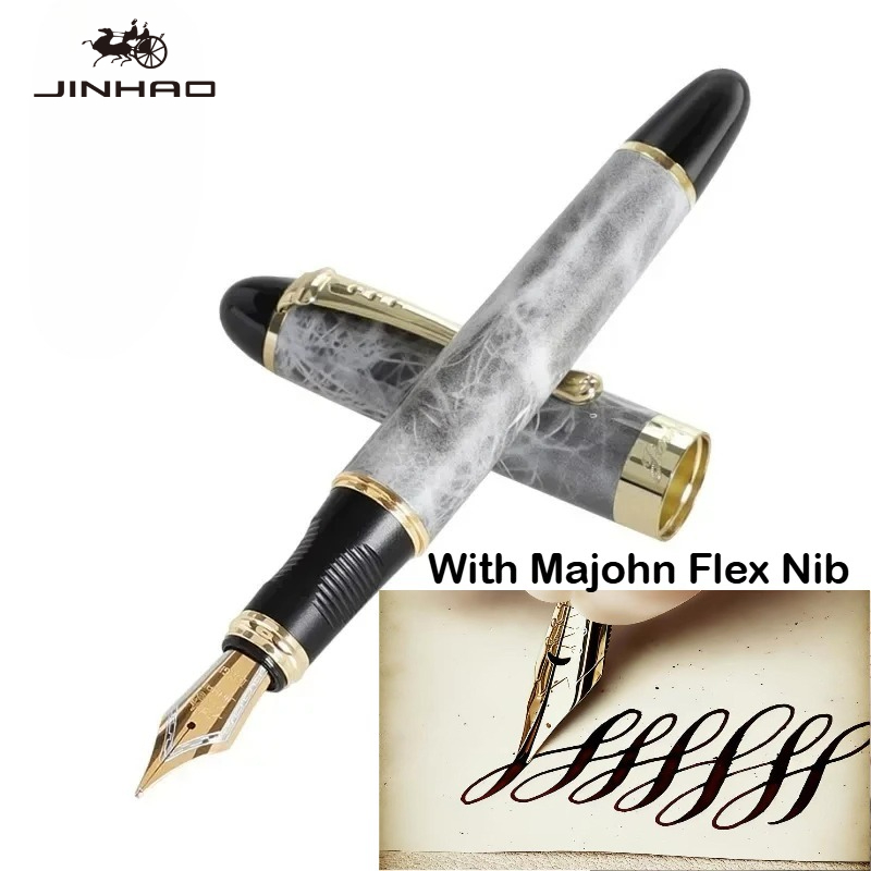 Fountain Pen Calligraphy Flex Nib - JINHAO X450 With Majohn Flex Nib