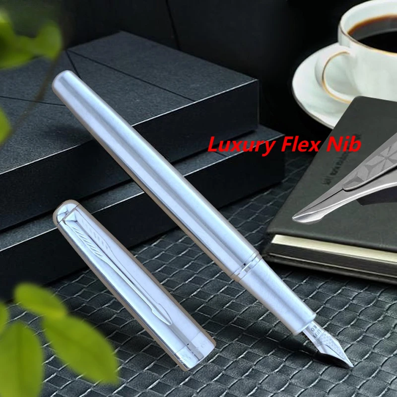 New BALAOYE 812 Metal Wooden R - đánh giá và giá Fountain Pen Calligraphy Flex Nib
