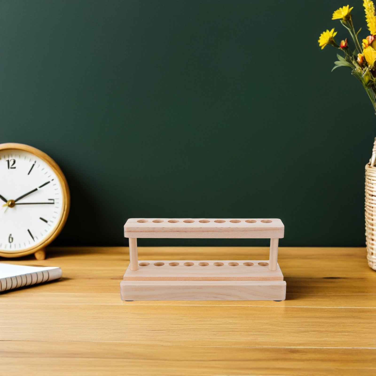 Wooden Phone Stand Holder with - đánh giá và giá Wooden Fountain Pen Desk Stand Holder