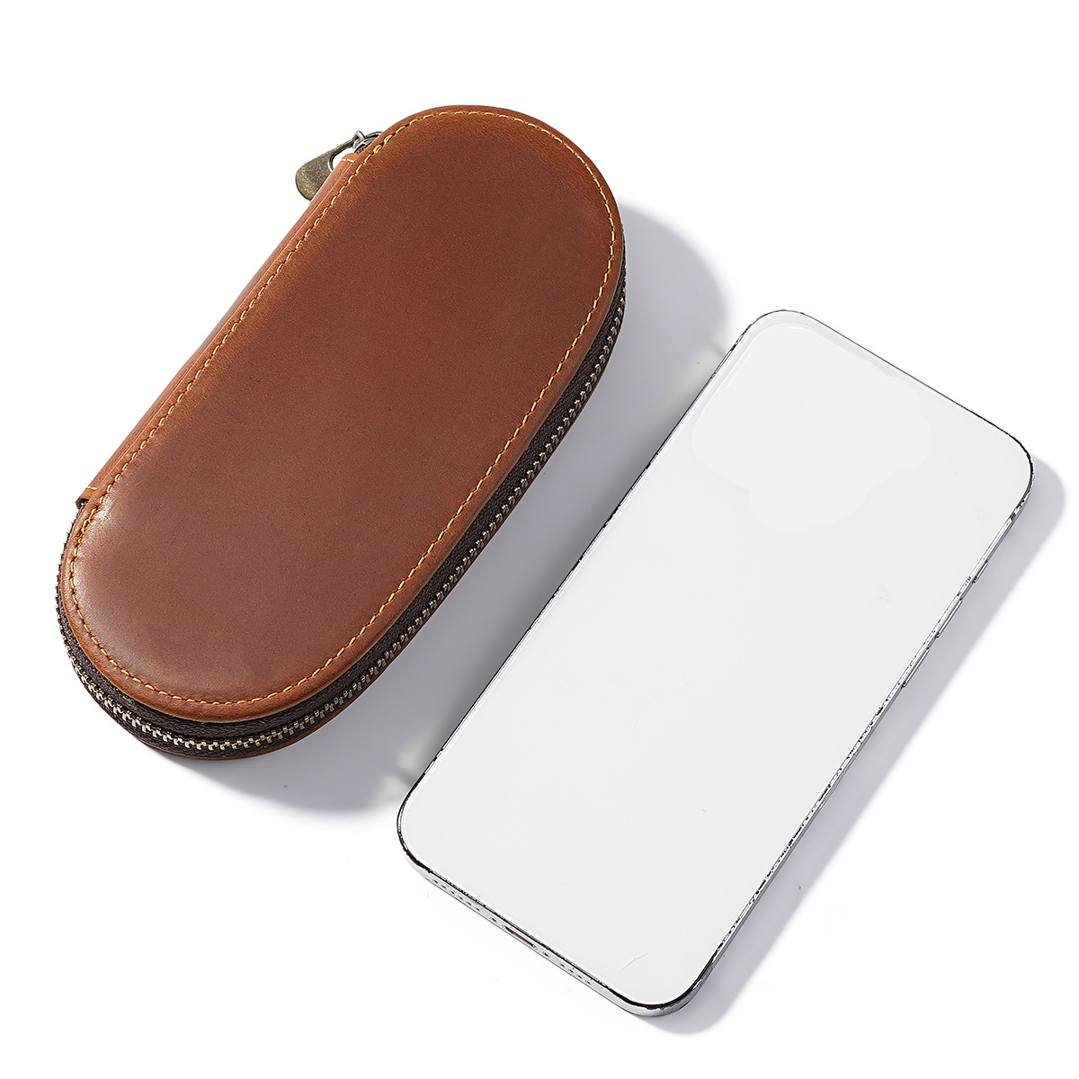 Retro 3-slot Fountain Pen Case - đánh giá và giá Leather Fountain Pen Case 3 Slots Pouch