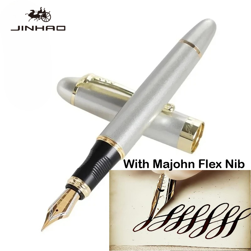 Bút máy JINHAO X450 với ngòi b - đánh giá và giá Fountain Pen Calligraphy Flex Nib