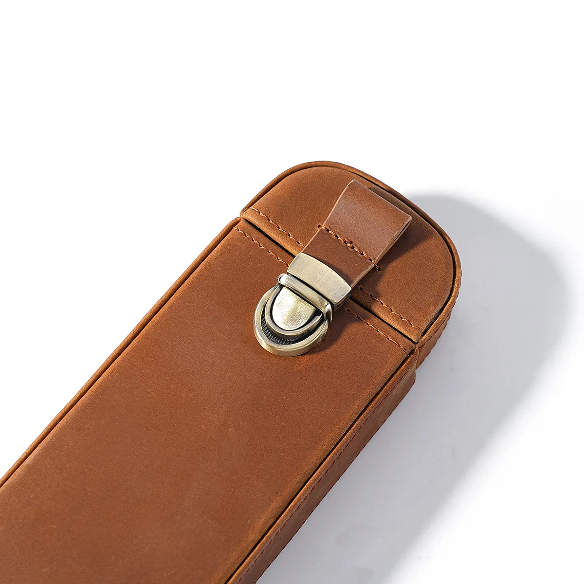 Handmade Leather 3 Slots Fount - đánh giá và giá Leather Fountain Pen Case 3 Slots Pouch