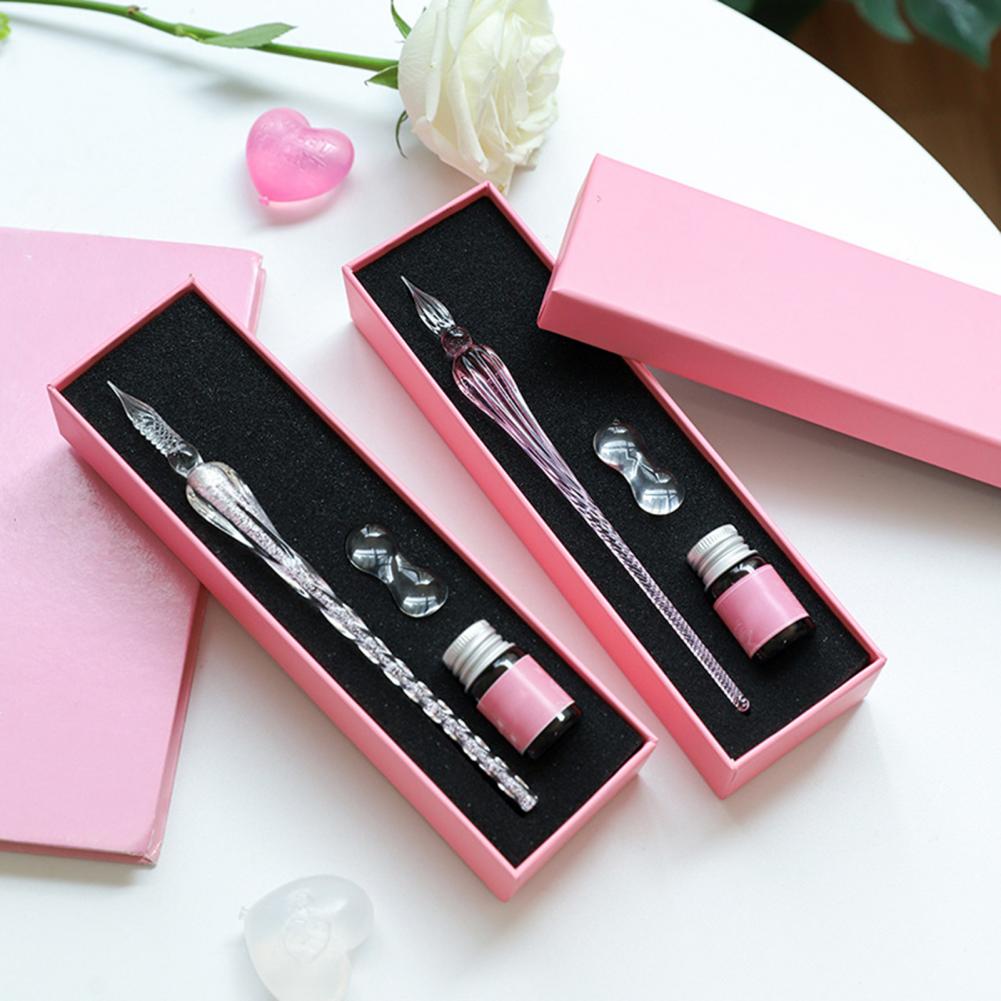 Glass Dip Pen Set With Ink & P - đánh giá và giá Glass Dip Pen Calligraphy Ink Set