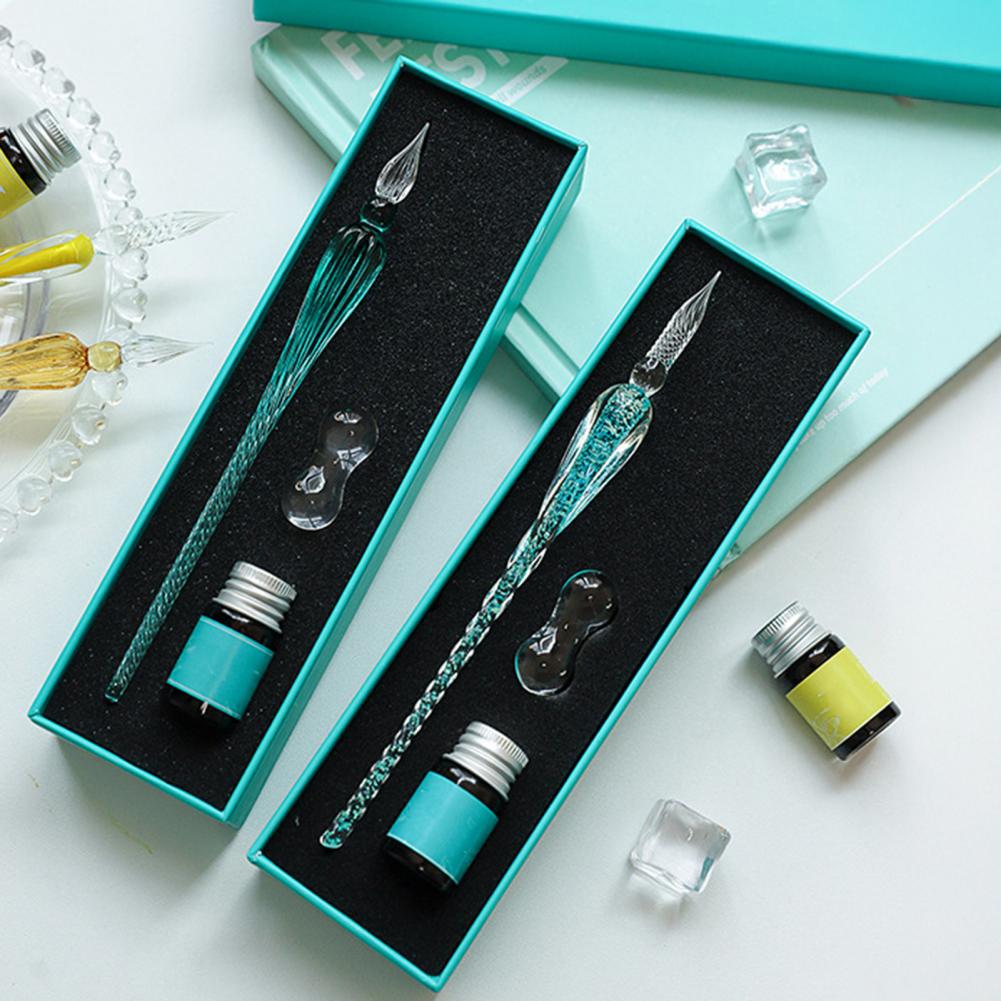 Glass Dip Pen Set With Ink & P - đánh giá và giá Glass Dip Pen Calligraphy Ink Set