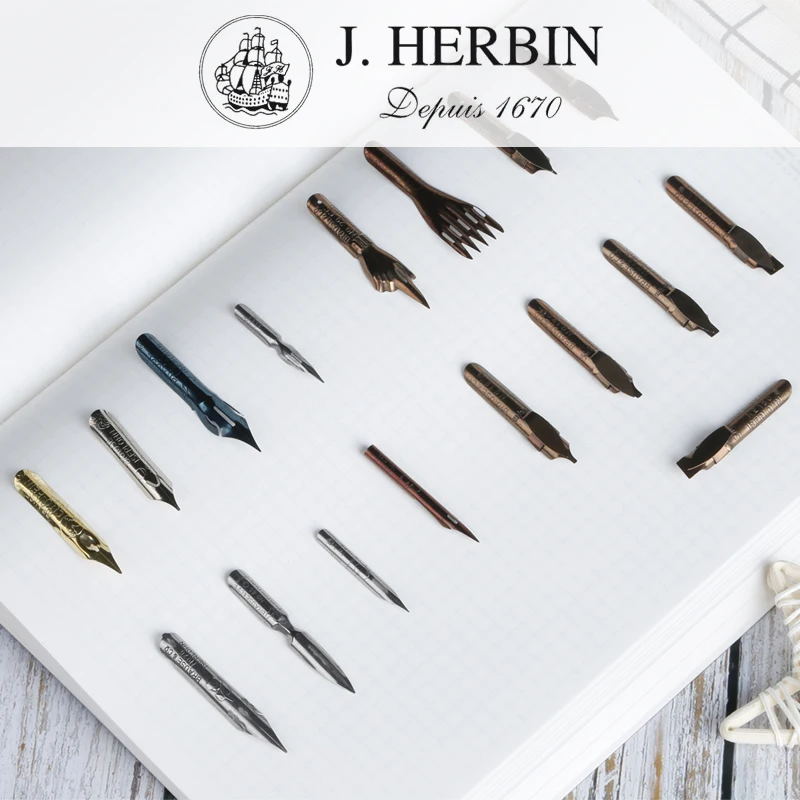 Original France's J. Herbin x  - đánh giá và giá Fountain Pen Calligraphy Flex Nib