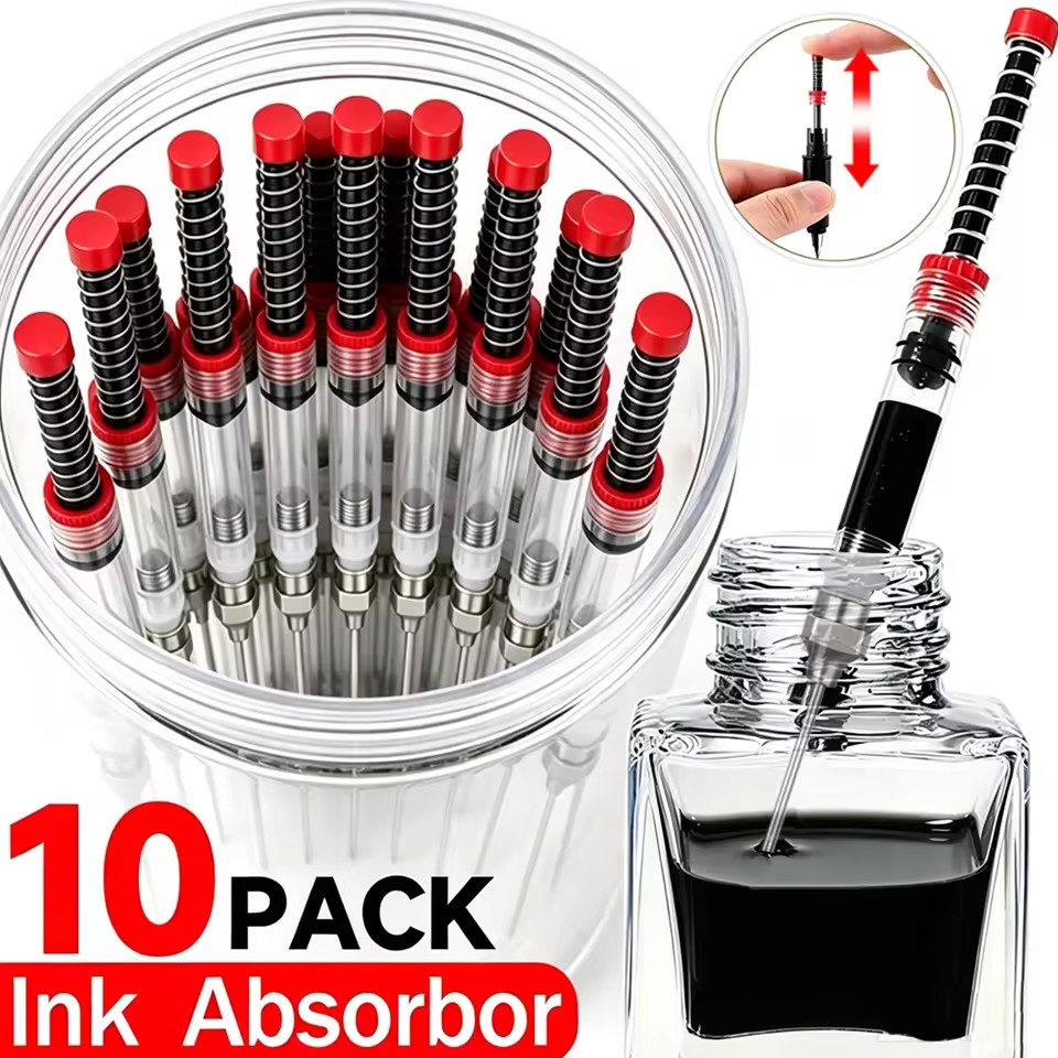 1-10pcs Fountain Pen Filler In - đánh giá và giá Fountain Pen Converter Ink Suction