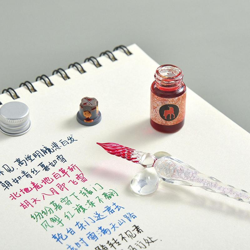Glass Dip Pen Set Crystal Star - đánh giá và giá Glass Dip Pen Calligraphy Ink Set