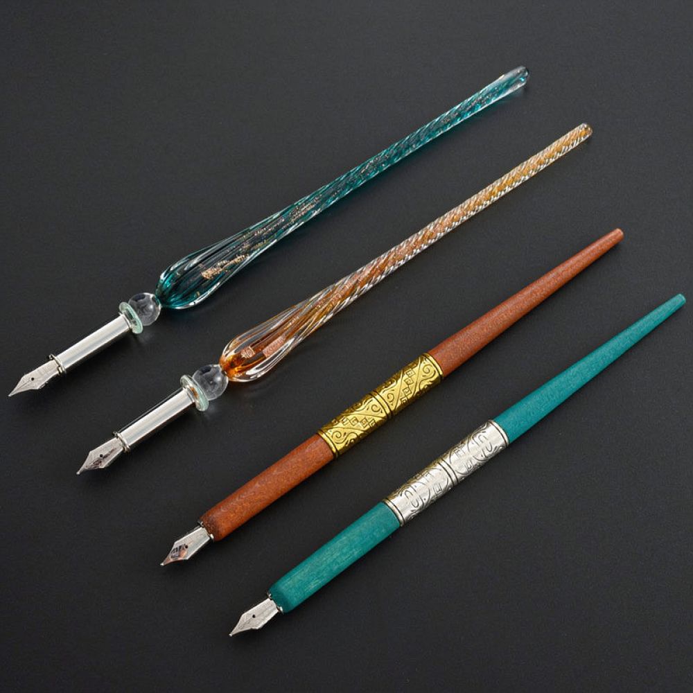 Modern Glass Dip Pen Set Starr - đánh giá và giá Glass Dip Pen Calligraphy Ink Set