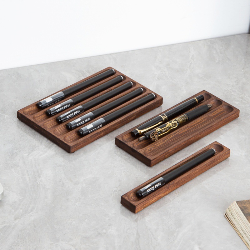 Fountain Pen Holder Desktop Di - đánh giá và giá Wooden Fountain Pen Desk Stand Holder
