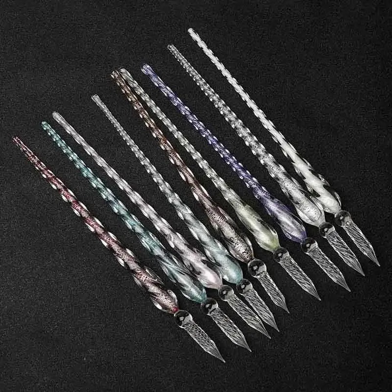 Crystal Glass Dipping Pen Set  - đánh giá và giá Glass Dip Pen Calligraphy Ink Set
