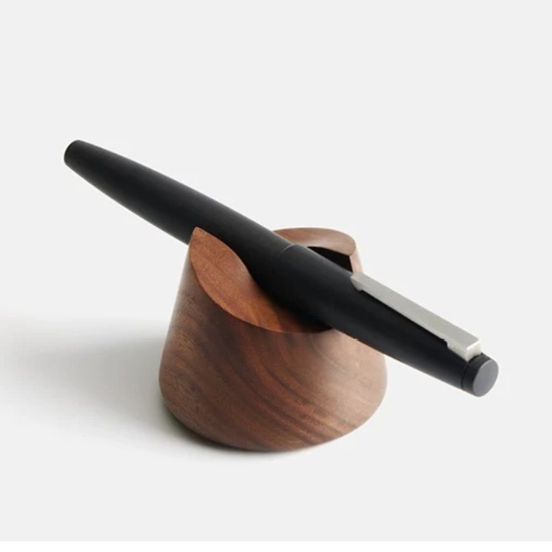 Walnut Wood Pen Holder Stand f - đánh giá và giá Wooden Fountain Pen Desk Stand Holder