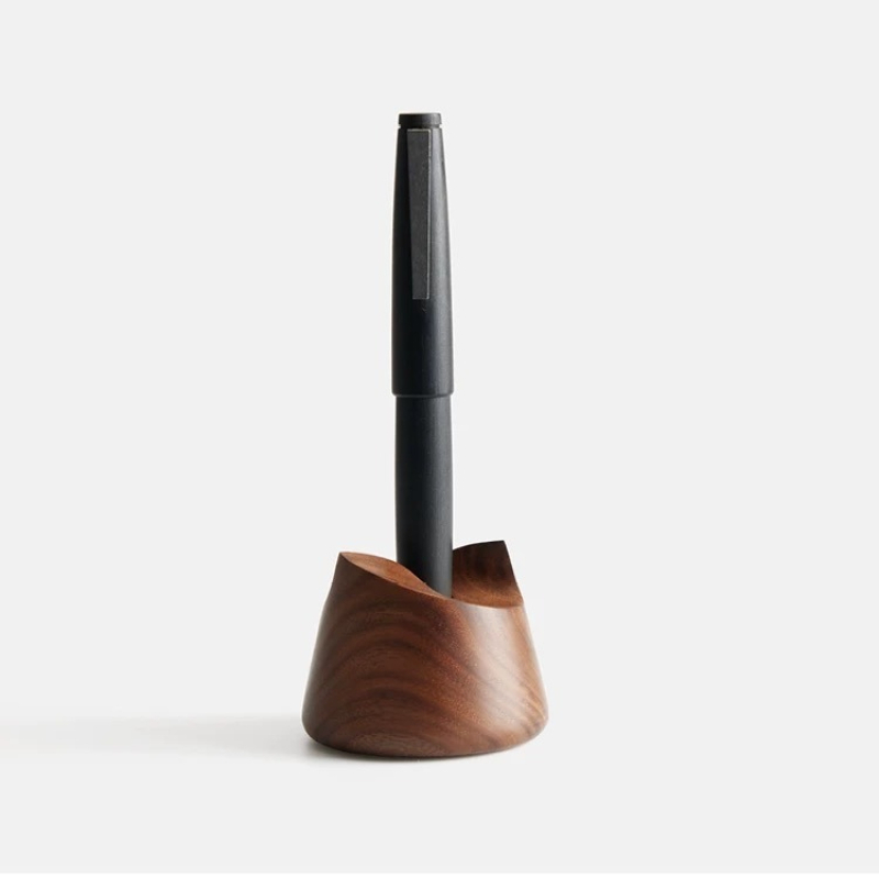Walnut Wood Fountain Pen Holde - đánh giá và giá Wooden Fountain Pen Desk Stand Holder