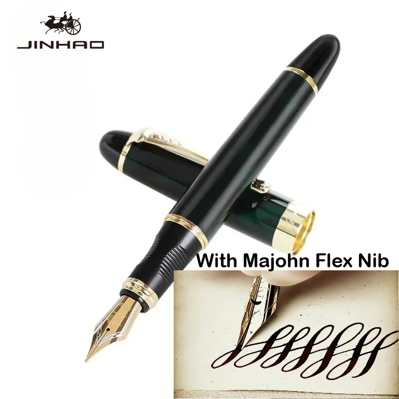JINHAO X450 Fountain Pen With  - đánh giá và giá Fountain Pen Calligraphy Flex Nib
