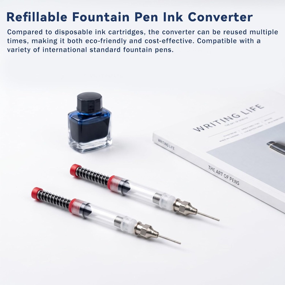1-10PCS Fountain Pen Filler In - đánh giá và giá Fountain Pen Converter Ink Suction
