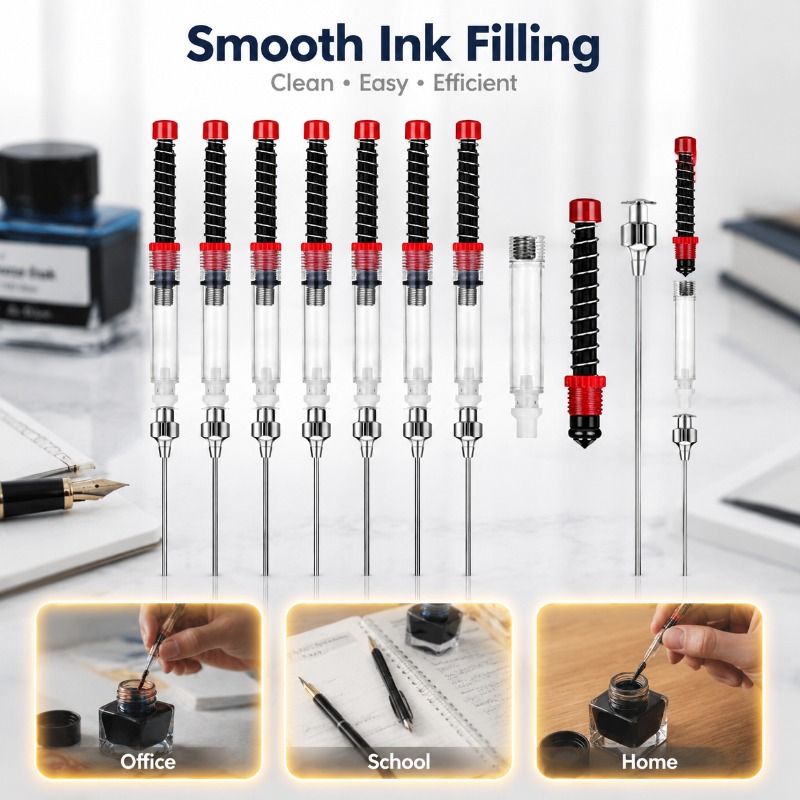 Spring Powered Push Pull Fount - đánh giá và giá Fountain Pen Converter Ink Suction