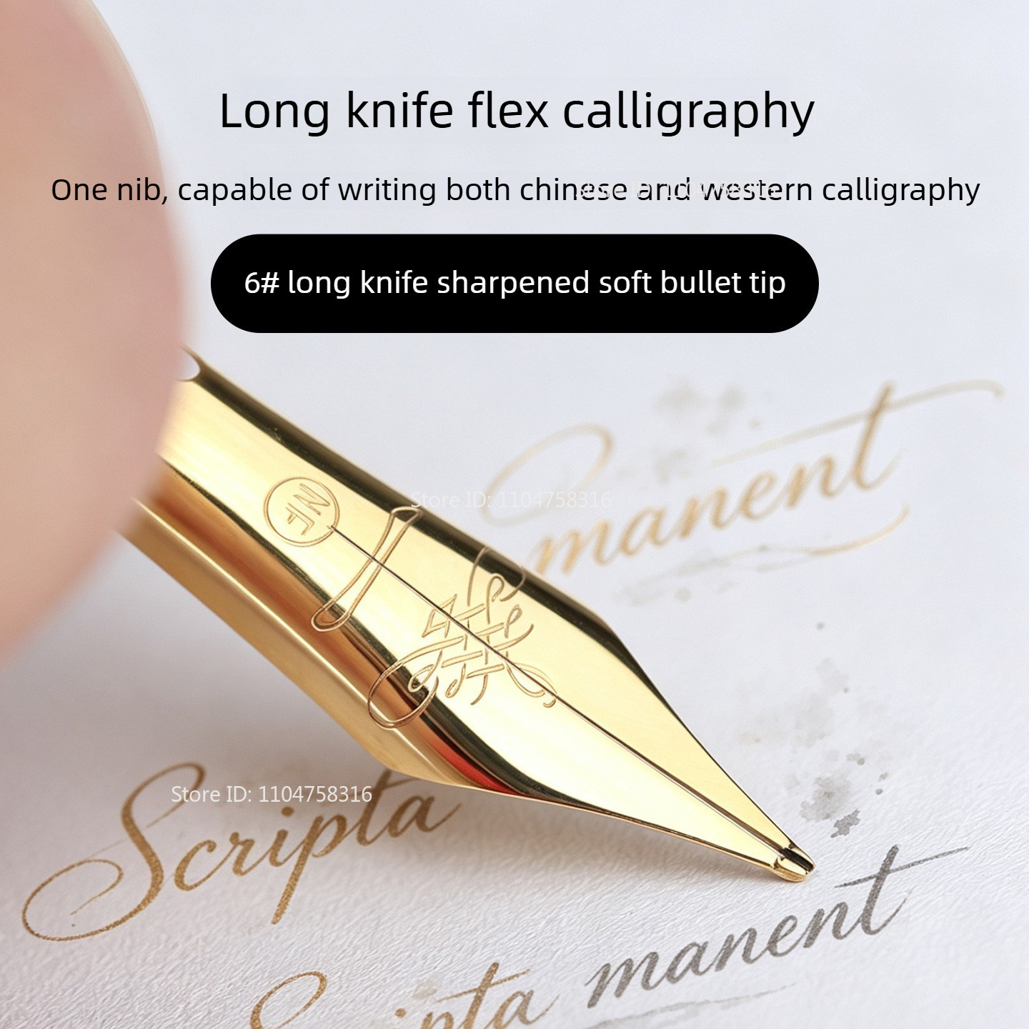 MAJOHN No.6 35mm Long Knife Gr - đánh giá và giá Fountain Pen Calligraphy Flex Nib