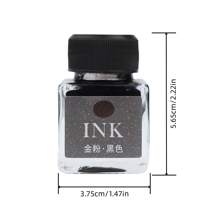 12-Color Shimmering Gold Powde - đánh giá và giá Glass Dip Pen Calligraphy Ink Set