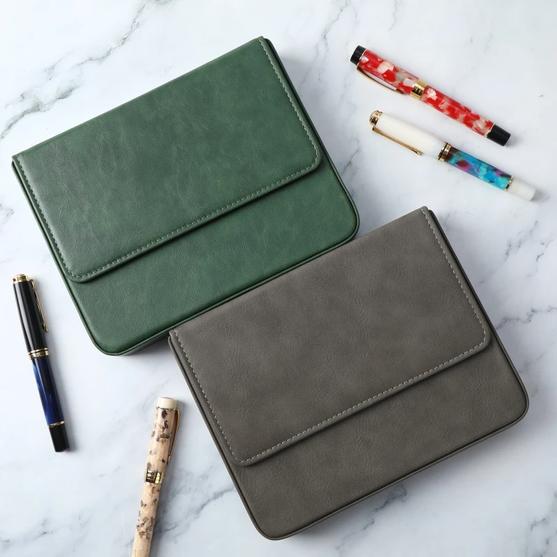 Luxury PU Leather Fountain Pen - đánh giá và giá Leather Fountain Pen Case 3 Slots Pouch