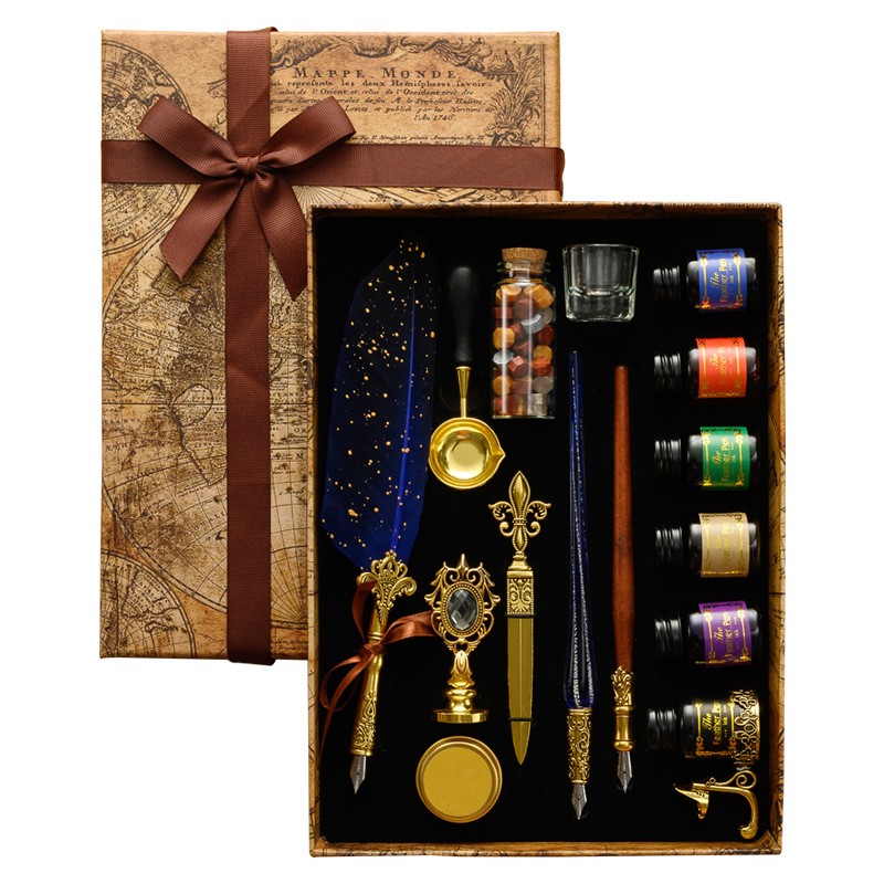 Classic Glass Dip Pens 18 Nibs - đánh giá và giá Glass Dip Pen Calligraphy Ink Set