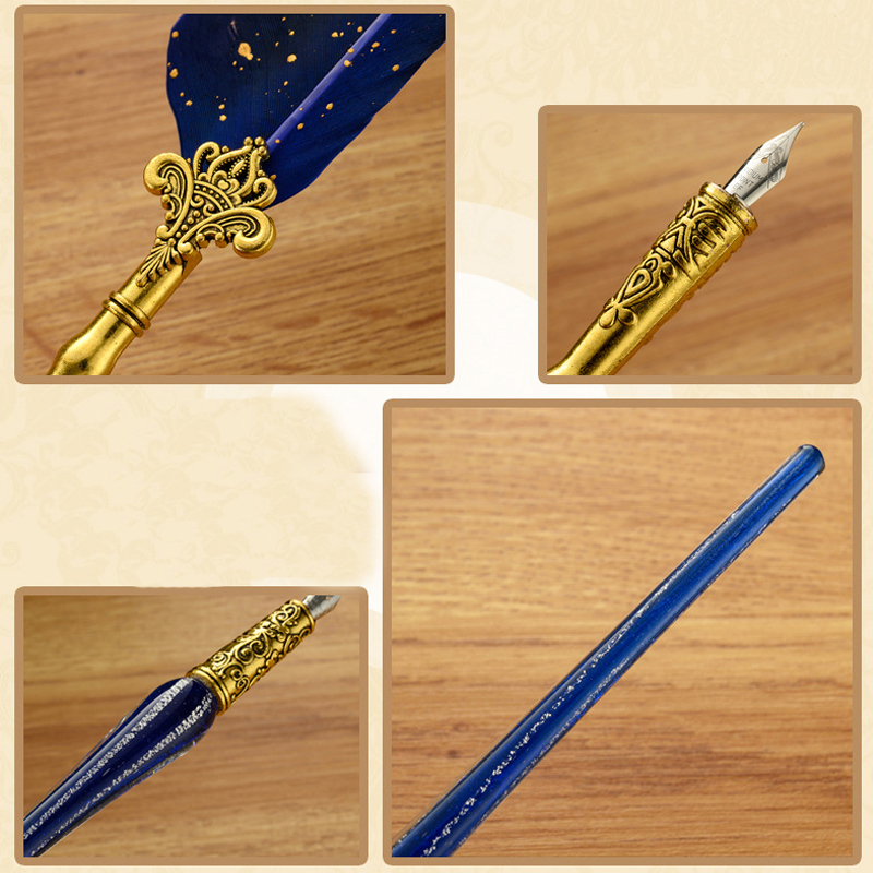 Classic Glass Dip Pens 18 Nibs - đánh giá và giá Glass Dip Pen Calligraphy Ink Set