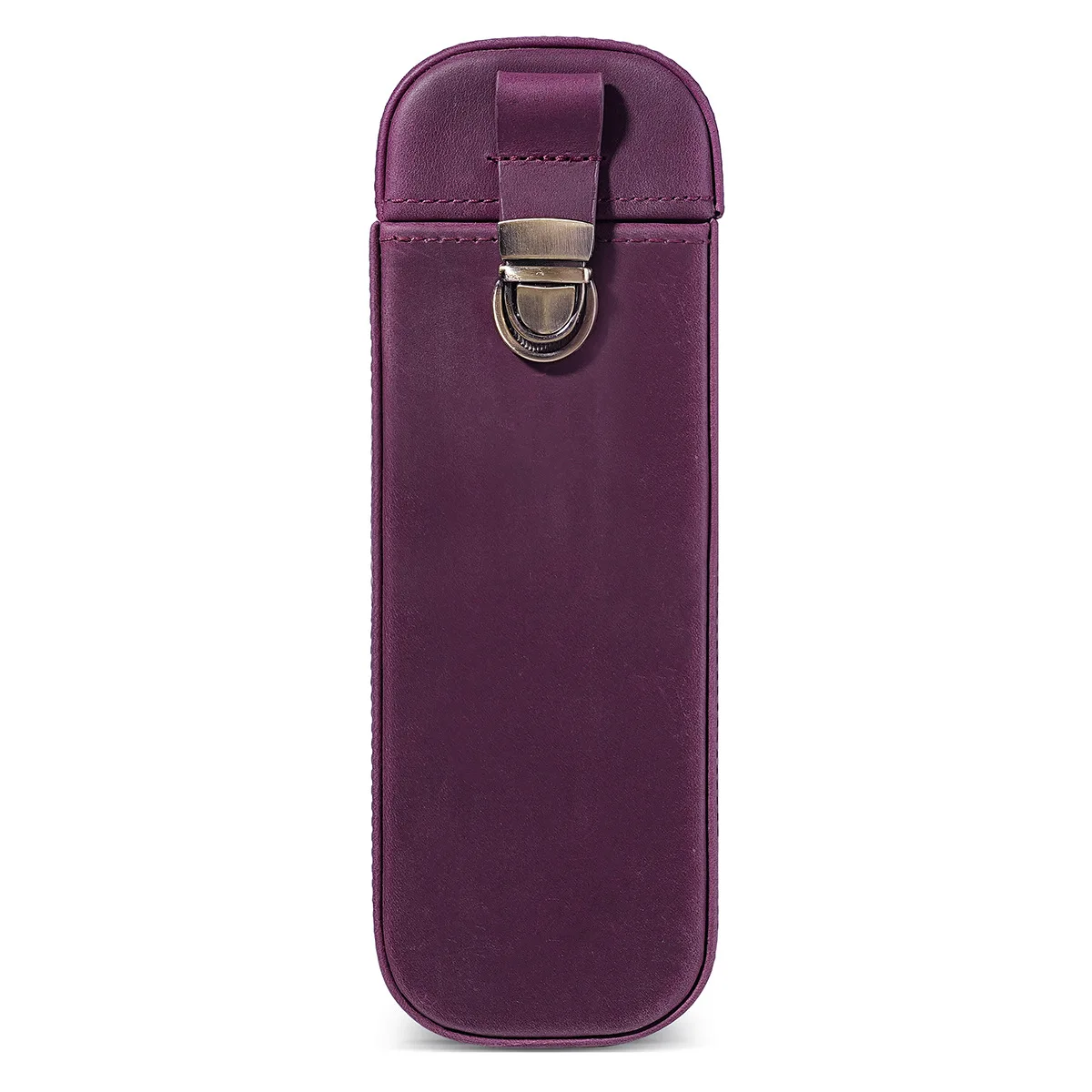 Full Grain Crazy Horse Leather - đánh giá và giá Leather Fountain Pen Case 3 Slots Pouch