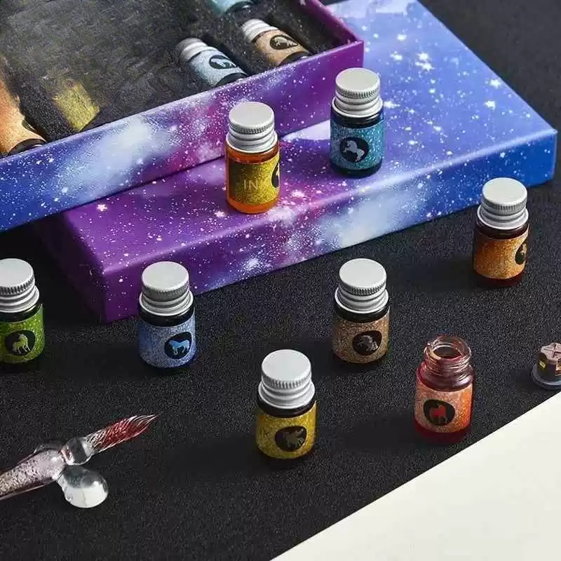 Romantic Dreamy  Starry  Dip P - đánh giá và giá Glass Dip Pen Calligraphy Ink Set