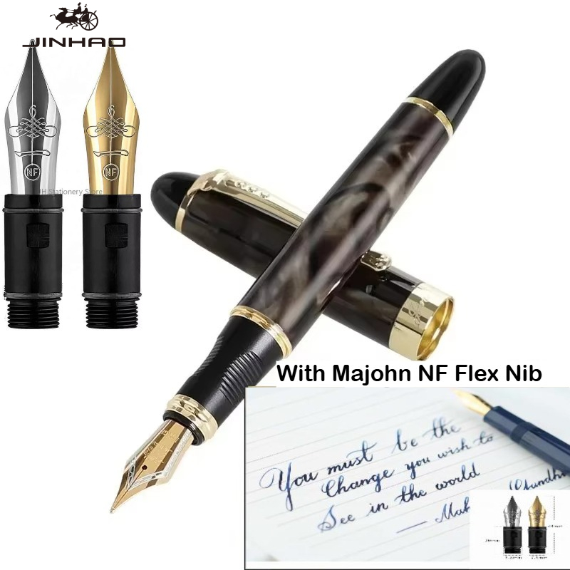 JINHAO X450 Fountain Pen With  - đánh giá và giá Fountain Pen Calligraphy Flex Nib