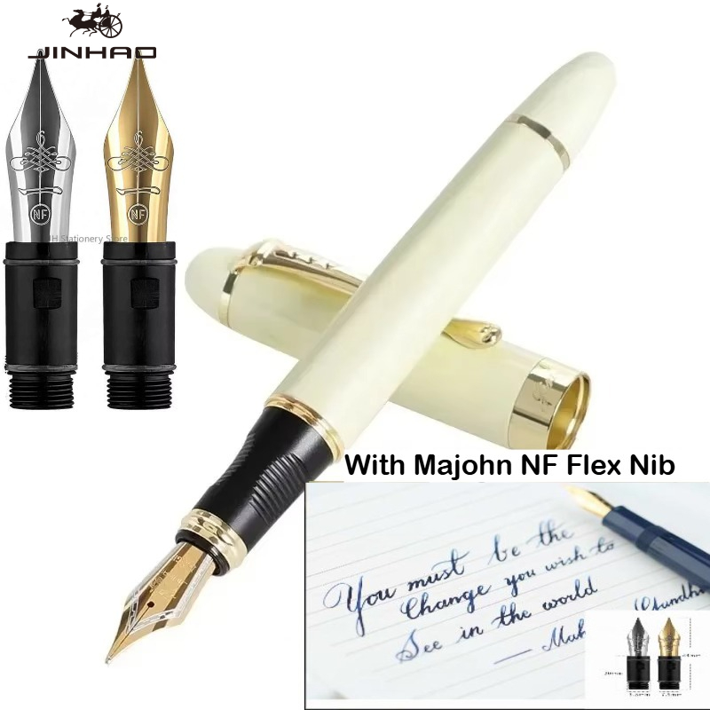 JINHAO X450 Fountain Pen With  - đánh giá và giá Fountain Pen Calligraphy Flex Nib