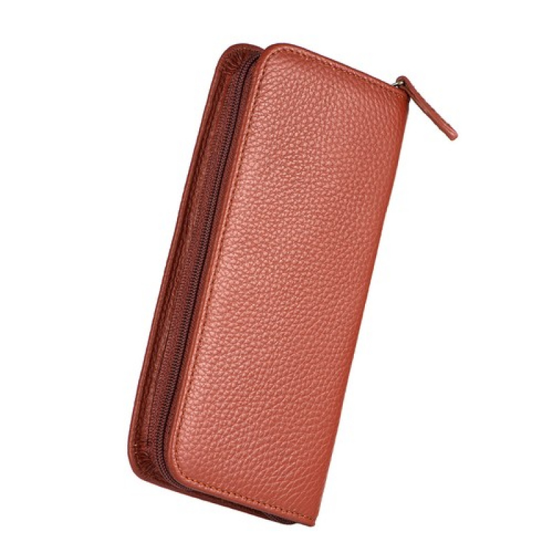 A+ 3 Slots Real Leather Founta - đánh giá và giá Leather Fountain Pen Case 3 Slots Pouch