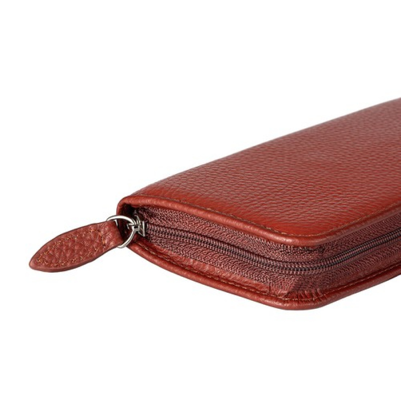 A+ 3 Slots Real Leather Founta - đánh giá và giá Leather Fountain Pen Case 3 Slots Pouch